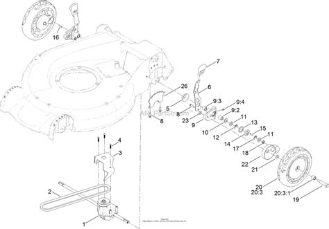 toro super recycler lawn mower parts|toro 20381 parts list.